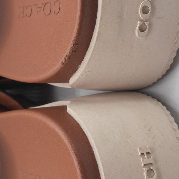 Coach Gable Signature Double Buckle Sandals Size 8B - Picture 7 of 12